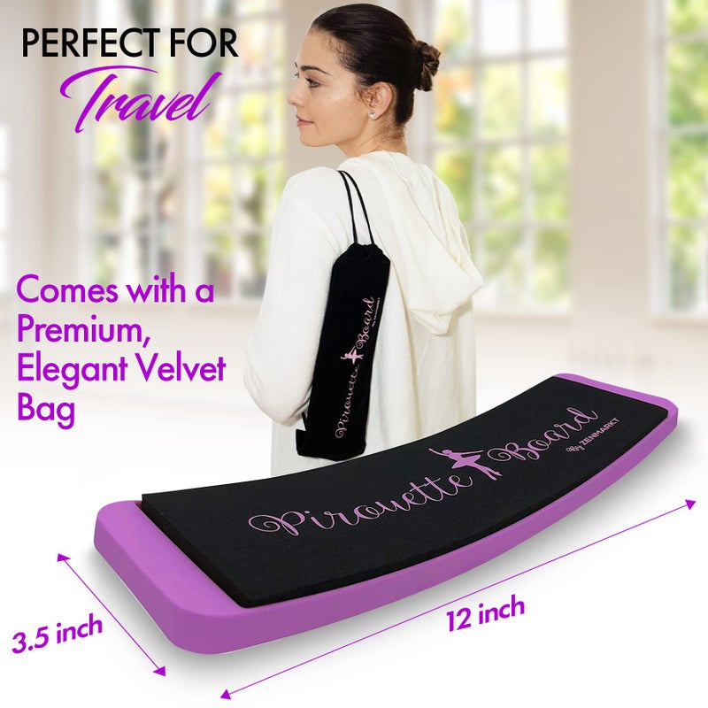 Zenmarkt Ballet Spin Turn Board for Dance - Pirouette Board for Figure Skating - Training Equipment for Dancers - Make Your Turns, Pirouette and Balance Better - Training Practicing Tool Releve Platform - Image 5